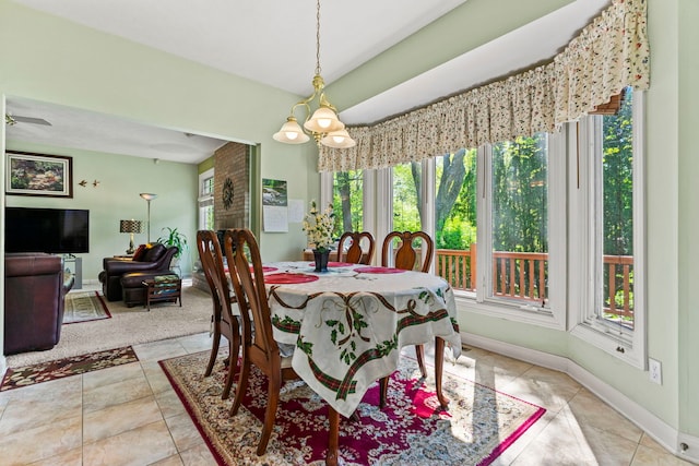 638 Roxbury Rd, Rockford, IL 61107 - dining room featuring plenty of natural light, baseboards, and tile patterned floors