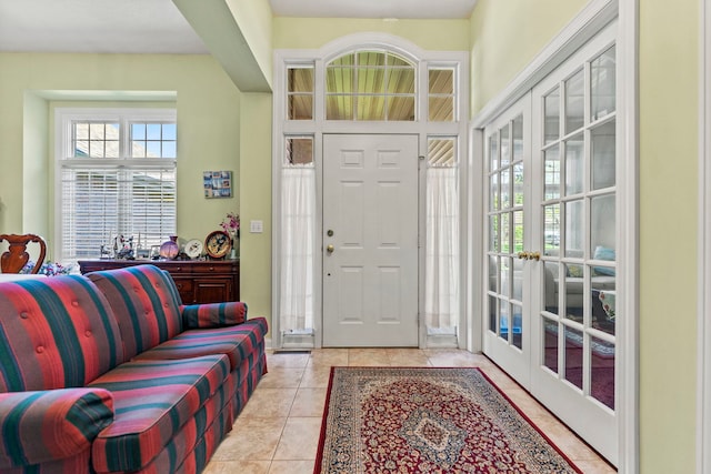 638 Roxbury Rd, Rockford, IL 61107 - foyer entrance featuring light tile patterned flooring and french doors