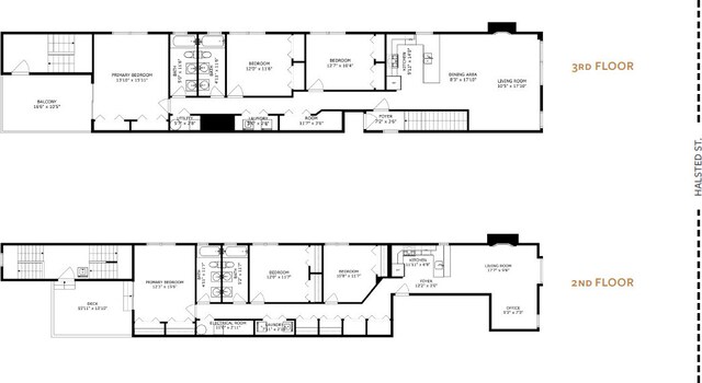 1625 N Halsted St, Chicago, IL 60614 - room layout
