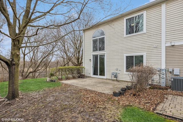 1601 Spaulding Rd, Bartlett, IL 60103 - back of house featuring a patio and central AC