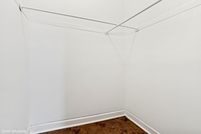 6104 S Kimbark Ave Unit 1, Chicago, IL 60637 - walk in closet with dark wood-style floors