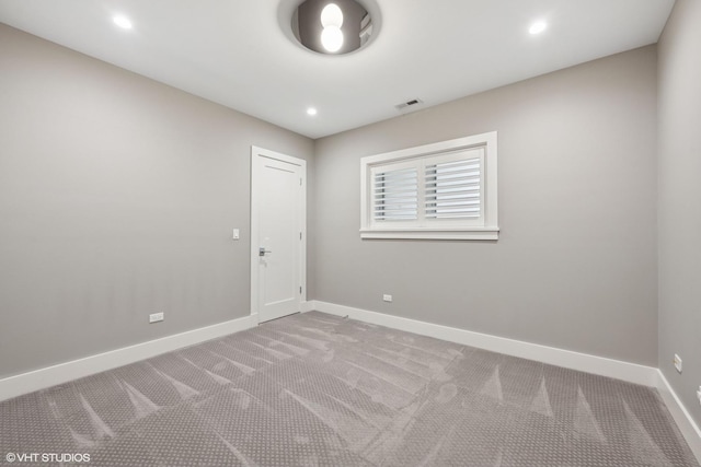 216 S Green St Unit 1N, Chicago, IL 60607 - spare room with carpet flooring, baseboards, and recessed lighting