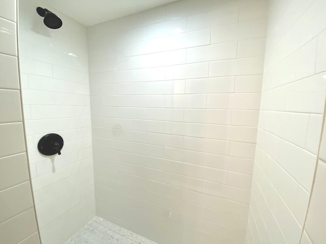 full bath featuring a tile shower