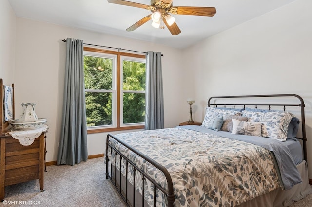 2020 Saint Andrews Dr, Plainfield, IL 60586 - carpeted bedroom with baseboards and a ceiling fan