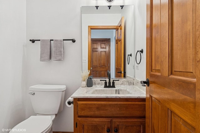 2020 Saint Andrews Dr, Plainfield, IL 60586 - half bathroom featuring vanity and toilet