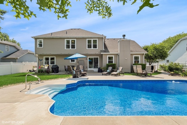 2020 Saint Andrews Dr, Plainfield, IL 60586 - view of swimming pool with a patio area and grilling area