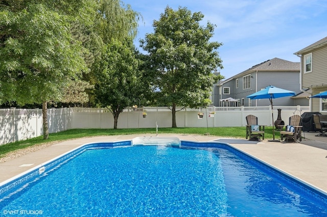 2020 Saint Andrews Dr, Plainfield, IL 60586 - view of pool with a patio and a fenced backyard