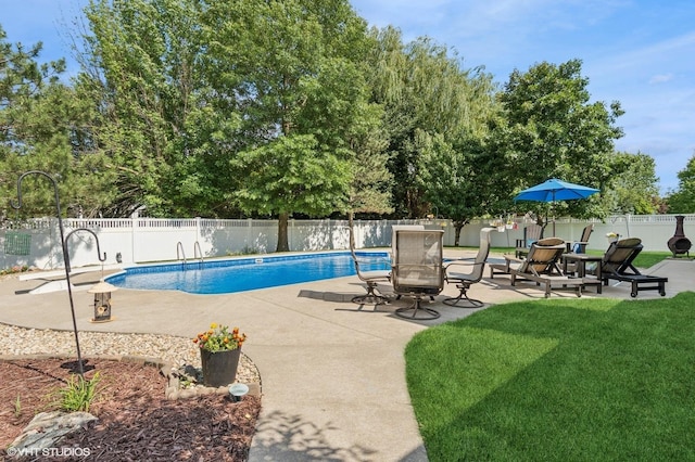 2020 Saint Andrews Dr, Plainfield, IL 60586 - view of pool with a patio and a fenced backyard