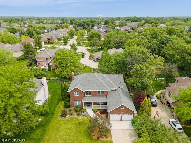 1373 Notre Dame Dr, Lemont, IL 60439 - aerial perspective of suburban area