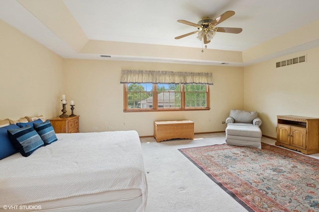 1373 Notre Dame Dr, Lemont, IL 60439 - bedroom with a raised ceiling, carpet flooring, and baseboards