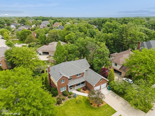1373 Notre Dame Dr, Lemont, IL 60439 - aerial perspective of suburban area
