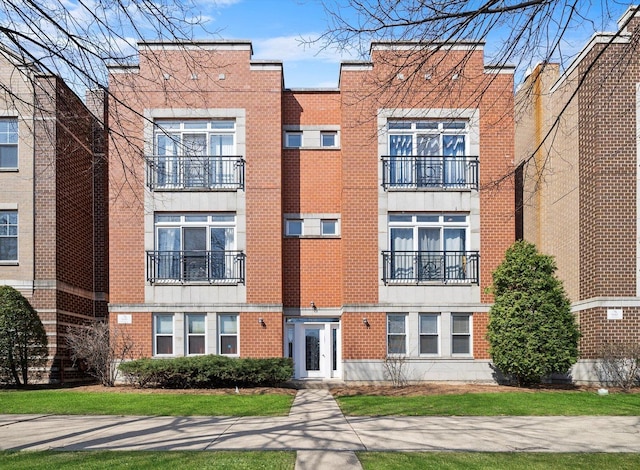 2158 N Natchez Ave Unit 1N, Chicago, IL 60707 - view of front facade featuring brick siding