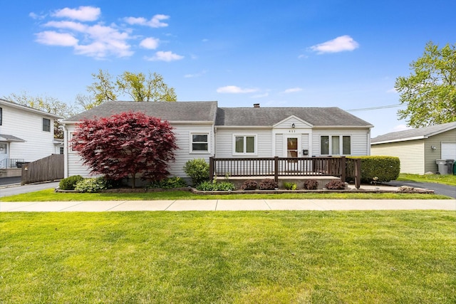 411 E 2nd St, Lockport, IL 60441 - view of front facade with a front yard