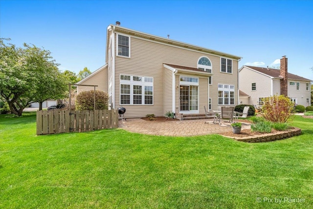 1840 Nashville Ln, Crystal Lake, IL 60014 - rear view of property with a patio