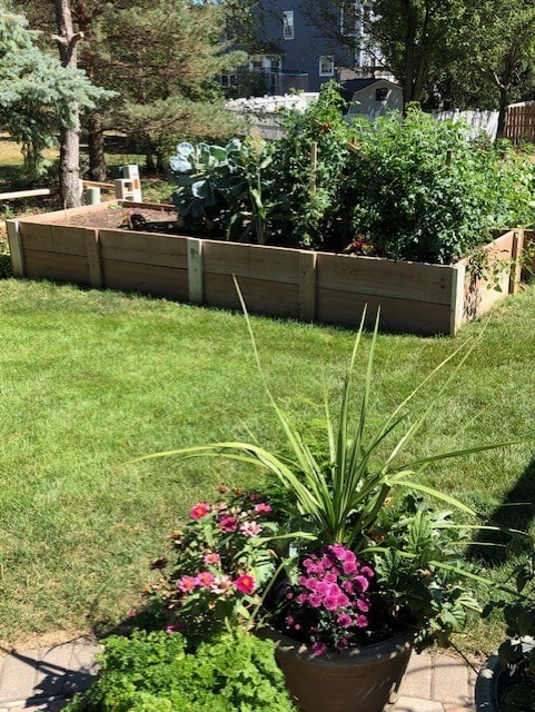 1840 Nashville Ln, Crystal Lake, IL 60014 - view of yard featuring a garden