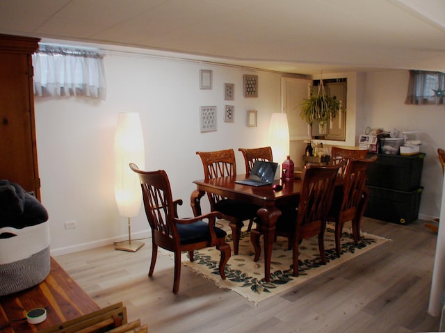 571 Dawn Cir, Grayslake, IL 60030 - dining space featuring light wood-style floors and baseboards