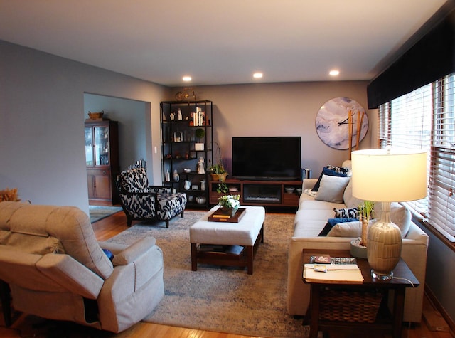 571 Dawn Cir, Grayslake, IL 60030 - living area featuring recessed lighting and wood finished floors