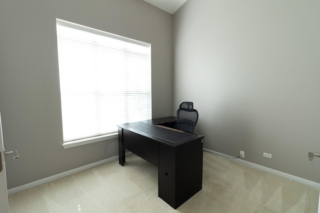 131 Glenbrook Cir, Gilberts, IL 60136 - office area with light colored carpet and baseboards