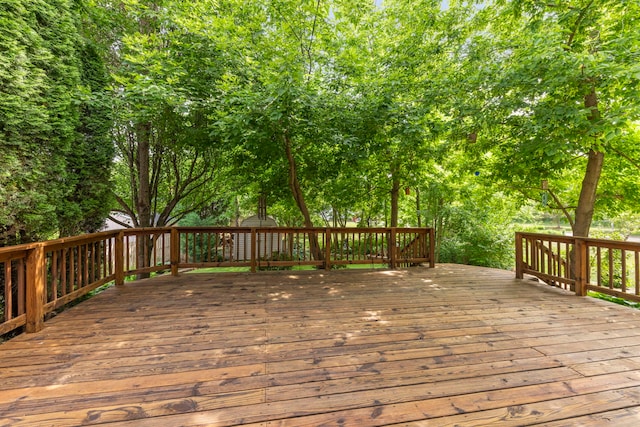 726 Hawthorne Ln, Genoa, IL 60135 - view of wooden deck