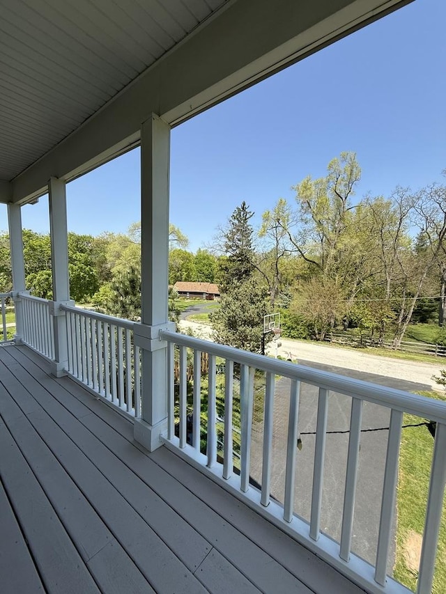 24725 W Hawthorne Dr, Round Lake, IL 60073 - view of wooden terrace