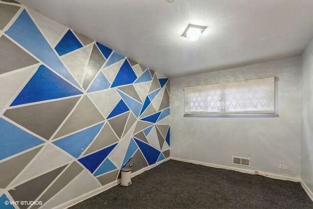 15427 Winchester Ave, Harvey, IL 60426 - carpeted spare room featuring baseboards and visible vents