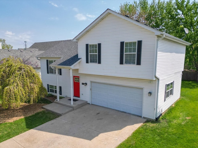 1012 Belden Way, Joliet, IL 60435 - view of front of property with an attached garage, driveway, and a shingled roof