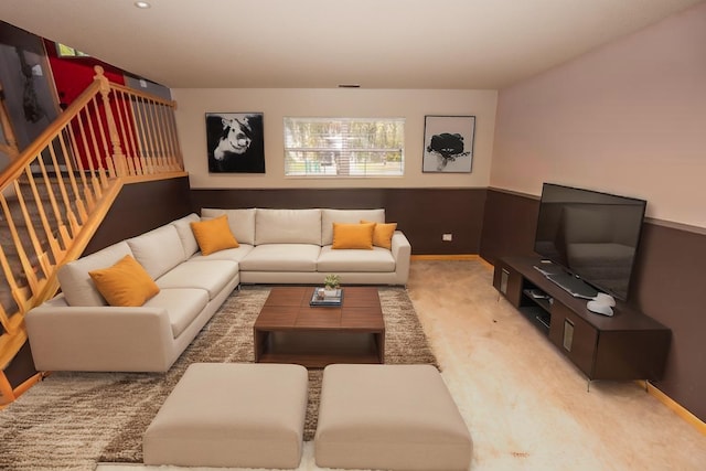 1012 Belden Way, Joliet, IL 60435 - carpeted living room featuring baseboards