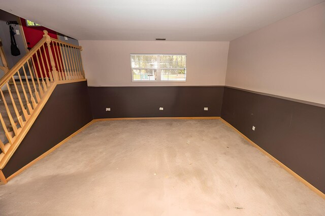 1012 Belden Way, Joliet, IL 60435 - unfurnished room with carpet, stairway, and baseboards