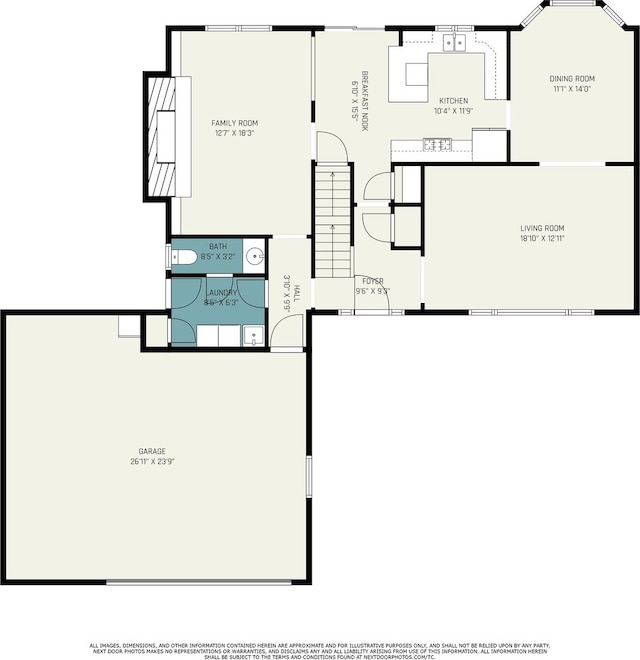 848 Braintree Ln, Bartlett, IL 60103 - room layout