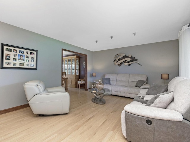 848 Braintree Ln, Bartlett, IL 60103 - living area with wood finished floors and baseboards