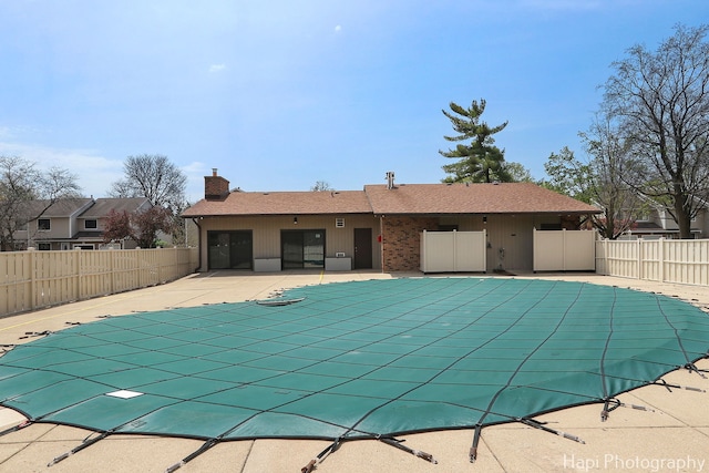 1132 E Randville Dr Unit 2E, Palatine, IL 60074 - view of swimming pool with fence and a patio area