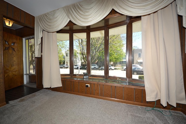 2820 S Shields Ave, Chicago, IL 60616 - empty room featuring wood walls and carpet flooring