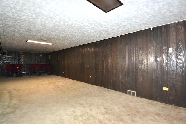 2820 S Shields Ave, Chicago, IL 60616 - basement featuring carpet floors and wood walls