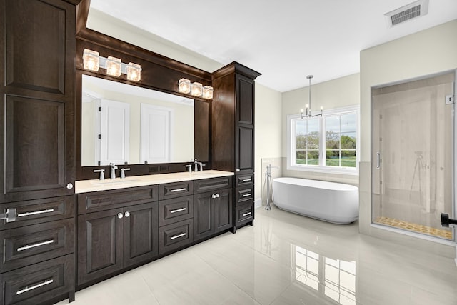 1212 Georgias Way, New Lenox, IL 60451 - corridor featuring light wood finished floors, a chandelier, and crown molding