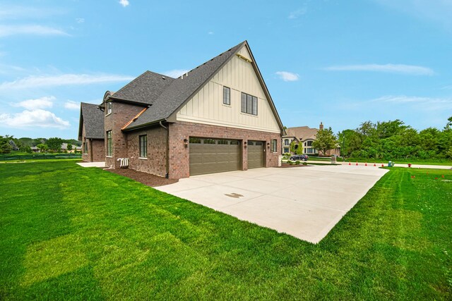 1212 Georgias Way, New Lenox, IL 60451 - back of house with brick siding, a lawn, and a patio area