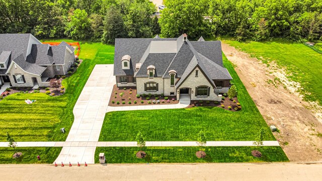 1212 Georgias Way, New Lenox, IL 60451 - rear view of house featuring brick siding, a patio area, and a shingled roof