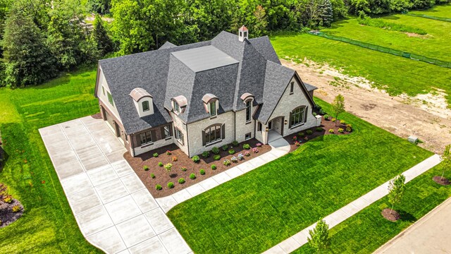 1212 Georgias Way, New Lenox, IL 60451 - aerial view of property and surrounding area featuring a heavily wooded area