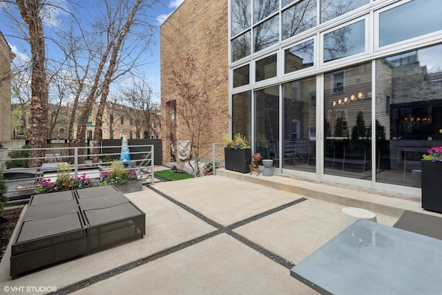 view of patio / terrace with fence