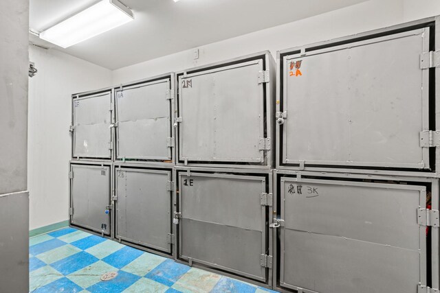 view of storage area