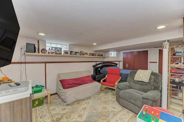 1431 N Hillside Ave, Berkeley, IL 60163 - rec room with recessed lighting