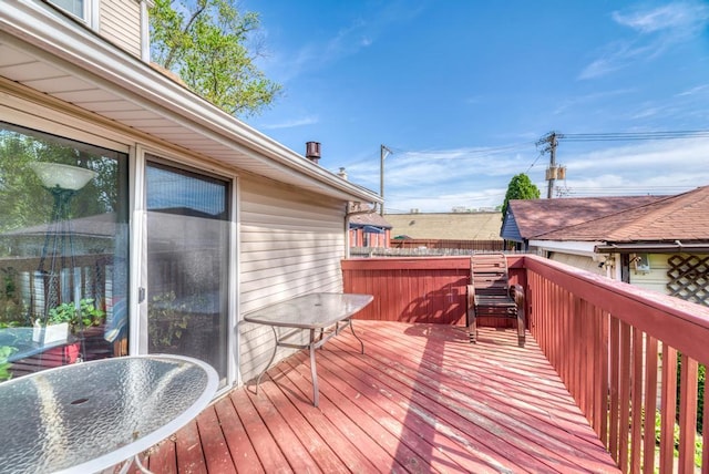 1431 N Hillside Ave, Berkeley, IL 60163 - view of wooden deck