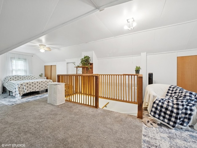 1345 Winaki Trl, Algonquin, IL 60102 - bedroom featuring carpet floors and vaulted ceiling