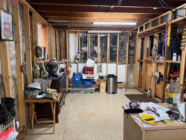 view of storage room