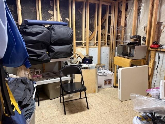 view of storage room