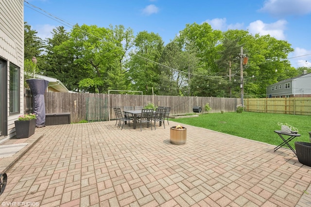 1115 Hunter Rd, Glenview, IL 60025 - view of patio / terrace with outdoor dining area