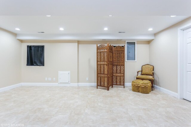 165 Mclaren Dr N, Sycamore, IL 60178 - living area featuring electric panel and recessed lighting