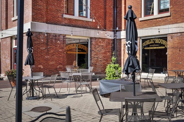view of patio / terrace featuring outdoor dining area