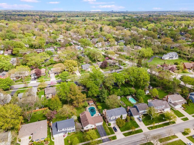 birds eye view of property featuring a residential view