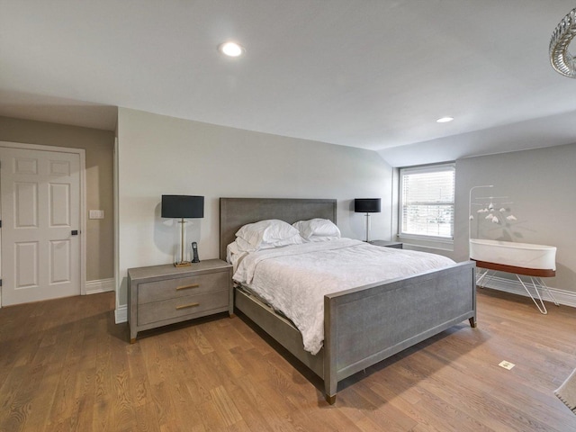 8 Wyndham Ct, Oak Brook, IL 60523 - bedroom featuring baseboards, wood finished floors, and recessed lighting