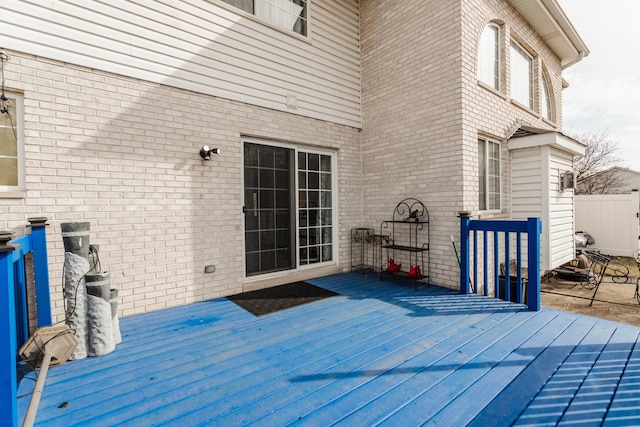 18034 Donatus Dr, Lansing, IL 60438 - view of wooden terrace